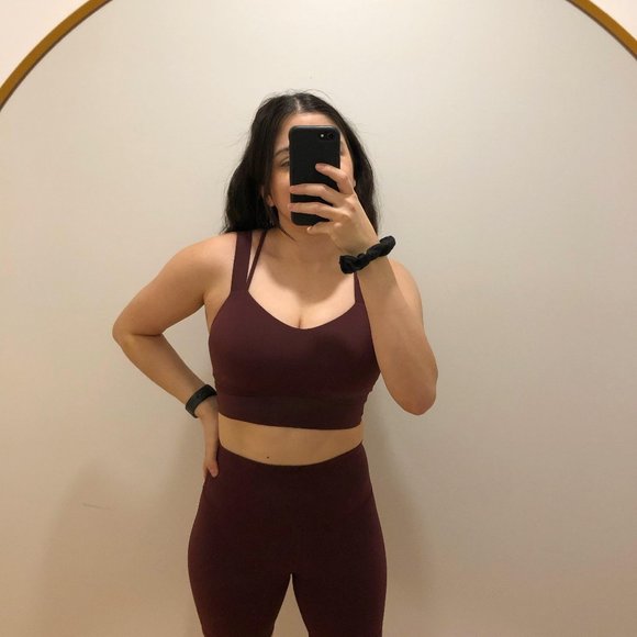Lululemon Like a Cloud Longline Sports Bra- Cassis - Picture 3 of 5